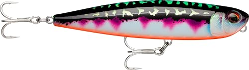 Rapala - Leurre de Pêche Precision Xtreme Pencil Exo Construction Plastique - Leurre Mer Flottant - Profondeur de Nage Surface - Taille 10,7cm / 21g - Fabriqué en Estonie - Toman