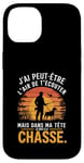 Coque pour iPhone 14 Cadeau idée Drôle Chasseur Homme Chasseur Humour Chasse