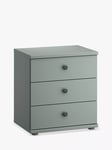 John Lewis Marlow 3 Drawer Bedside Table, 50cm