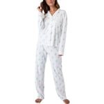 PJ Salvage Playful Prints Long Pyjamas Vit Mönstrad X-Large Dam