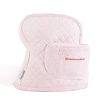 KitchenAid 100% Cotton Quilted Stand Mixer Bag with Storage Pocket, Hibiscus Pink, 14.4" x 18" x 10"