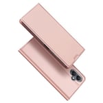 DUX DUCIS Skin Pro Faux Leather Wallet Case for Samsung Galaxy A06 - Rose Gold