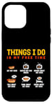 Coque pour iPhone 12 Pro Max Ce que je fais : les hot-dogs mangent Watch Inform Talk