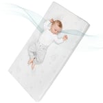 Roba Matelas Bébé 60x120 cm - Climatisé et Déhoussable - Certifié Oeko-Tex - "Safe Asleep®" Air Balance Plus