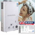 18L LPG Propane Gas Tankless Instant Hot Water Heater Boiler With Shower Kit UK