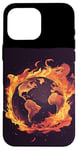 iPhone 16 Pro Max Cool World in Flames Costume for Boys and Girls Case