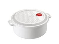 Casserole Micro-Ondes 23 Cm 3 Litres 1906 Blanc Heidrun