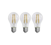 SETTI 3x LED-polttimo FILAMENT A60 E27/5W/230V 4000K Energialuokka A