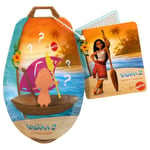 Mattel Disney Vaiana 2 Merveilles du Pacifique Assortiment surprise avec petite poupée surprise, pirogue et accessoire, inspiré du film (les styles peuvent varier), JBT68