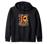 My Wife Is A 10 And So Are Her Miles To Empty Funny Car Love Zip Hoodie