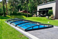 Pooltak Nordenspa Lowline BOX 4,20 x 8,61 Klarglas