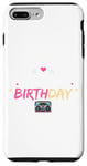 Coque pour iPhone 7 Plus/8 Plus Une histoire d'anniversaire drôle, une histoire d'anniversaire pour une fille de 11 ans, une fête d'anniversaire