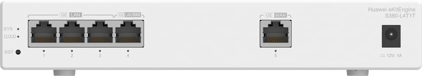 Huawei eKitEngine S380-L4T1T - switch - 4 porter - Styrt - rackmonterbar