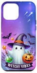 Coque pour iPhone 12 Pro Max Ghost Halloween Witchy Boo Trick Treat Ghost Pumpkin Vibes