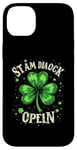 iPhone 14 Plus ST AM DIAOCK OPENLN Four-leaf Clover Case