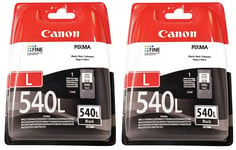 2x Canon PG540L Black Ink Cartridges For PIXMA MG4250 Printer - Replaces PG540XL