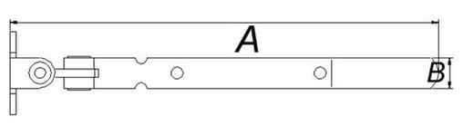 Utstikker Pn Beslag Design Med Tapp 315Mm