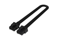 Silverstone 8 Pin Pcie Zu 6+2 Pin Pcie Cable 350Mm - Schwarz