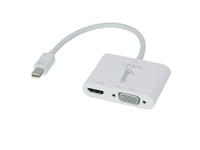 Lindy 41070, Mini Displayport, Hdmi + Vga (D-Sub), Hankoppling, Honkoppling, Vit, 40 G