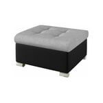 Pouf Comfivo 115, Soft 011 + Tatum 279, 41x68x70cm, Diamètre: 0, Faux cuir + Tapisserie, Pieds: Plastique, 0