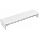 Helloshop26 - Support de moniteur rehausseur d'écran support d'écran support de bureau pour moniteur panneau de particule 100 cm blanc - Blanc