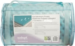 Surmatelas en Mousse à mémoire de Forme en Gel Différentes Tailles (lit Simple)