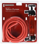 D & W Pompe Siphon d'aspiration Essence Huile Kit, 10 pièces, Multifunktions Eau, Rouge