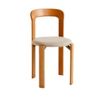 HAY - Rey Chair - Golden waterbased lacquered beech, seat upholstery Steelcut Trio 213 REY22 - Matstolar - Bruno Rey - Träfärgad - Trä