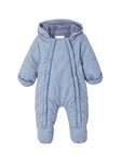 VERTBAUDET Combi-pilote imprimée ours bébé doublée sherpa ouverture double-zip bleu 9M(71CM)