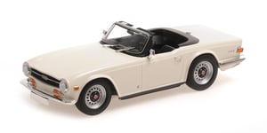 Triumph TR6 1969 blanc LHD vehicule miniature 155132035 Minichamps 1:18