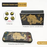 Rangement Monster Hunter Pour Nintendo Switch Oled,De Tran,Coque De Protection Pour Accessoires De Jeu,2022 - Type M(Normal Switch)