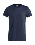 Clique Basic T-skjorte Herre L Marineblå