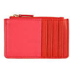 DRAEGER Paris - Porte-Carte - 12,5 x 8 cm - Rouge - Zippé, Unisexe - Accessoire, Mode, Fashion, Tendance - Idée Cadeau Amis, Famille, Fête des Mères, Fête des Pères, Anniversaire