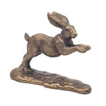 The Leonardo Collection Reflections Figurine de lièvre bronzé pour la Maison et Le Bureau | Décoration d'intérieur Cadeau pour Homme et Femme | Belle Figurine pour intérieur et extérieur | Décoration