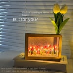 Handmade Tulip Night Light DIY Material LED Light  Valentines Day Gift