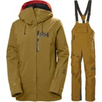 Helly Hansen Powshot/Powderqueen Skidset, Dam, Guld