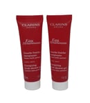 2x Clarins Eau Dynamisante Energizing Fresh Shower Gel 30ml