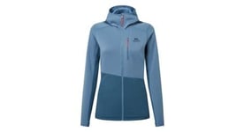 Veste mountain equipment durian hooded bleu femme