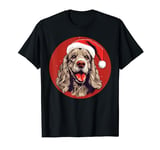 Cocker Spaniel Funny Xmas Mom Dad Gift Dog Lovers Christmas T-Shirt