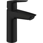 Mitigeur lavabo monocommande GROHE Start - Noir mat - Taille M - Bec moyen - Economie d'eau