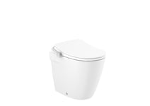 Roca A803153S01 - In-Wash® Ona Smart Toilet adossé au mur Rimless pour réservoir à encastrer, couvercle et siège, nécessite une prise secteur.