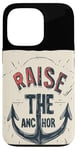 Coque pour iPhone 13 Pro Superbe costume de discours pour marin Raise the Anchor