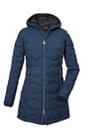 G.I.G.A. DX Femme Parka matelassée avec capuche/parka fonctionnelle aspect duvet GW 20 WMN QLTD PRK, mid blue, 38, 39844-000