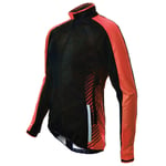 Funkier Tacona Ladies Softshell Windstopper Cycling Jacket - Black / Coral XSmall Black/Coral