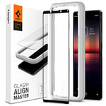 Spigen, Verre Trempé pour Sony Xperia 1 II, AlignMaster, La Technologie Auto-Alignement, Couverture complète, Premium 9H, Compatible Visage ID, Protection écran Sony Xperia 1 II