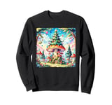 Christmastree in the fairytale forest 9 - Fan Fun Sweatshirt