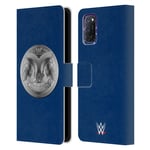 OFFICIAL WWE TITLE BELTS LEATHER BOOK WALLET CASE FOR OPPO PHONES