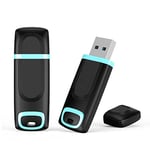 Lot de 2 Cle USB 128 Go, Vansuny Cle USB 128 Go 3.0, USB 128 Go Stick Stockage Données avec Lumière LED pour PC tablettes, Ordinateurs Portables, Autoradio, etc (128G*2, Cyan)