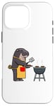 Coque pour iPhone 16 Pro Max Hippopotame Barbecue Griller Animaux sauvages