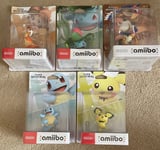 Nintendo amiibo Super Smash Bros, x5 New Figures, incl #71 Daisy, #76 Ivysaur